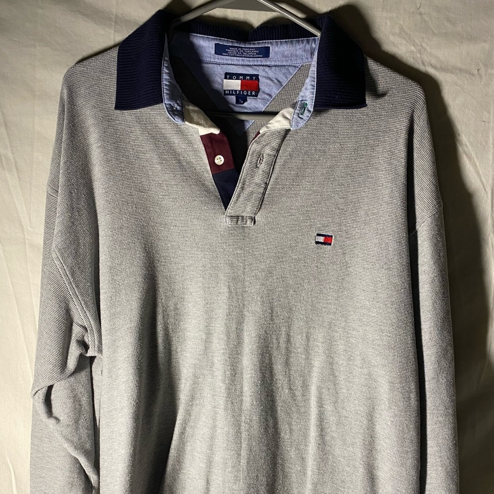 AL Vintage Tommy Hilfiger Long Sleeve Polo Shirt